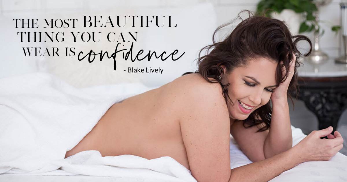 Confidence boudoir photography